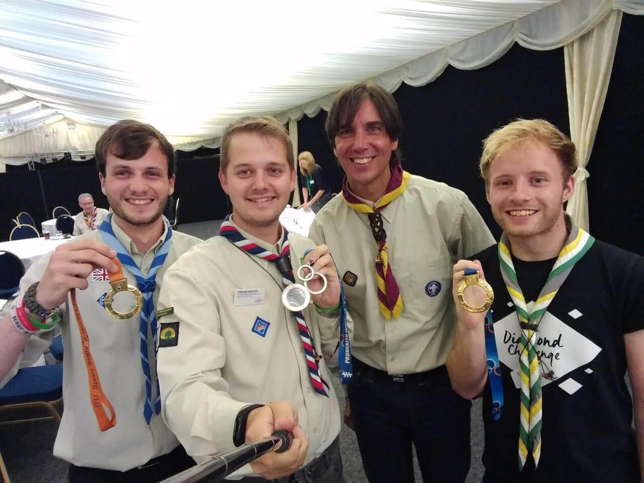 Steve inspiring scouts