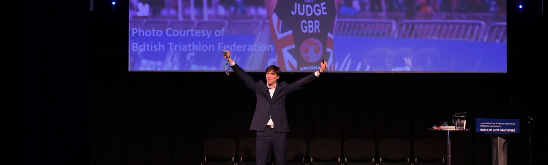 Steve delivering a keynote